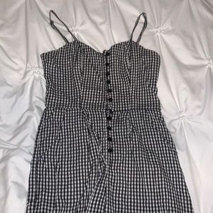 Plaid Romper size small